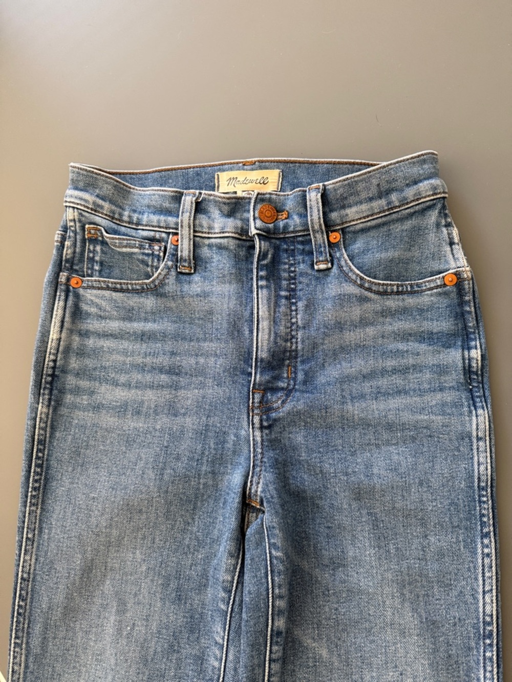 Madewell stovepipe skinny-straight denim